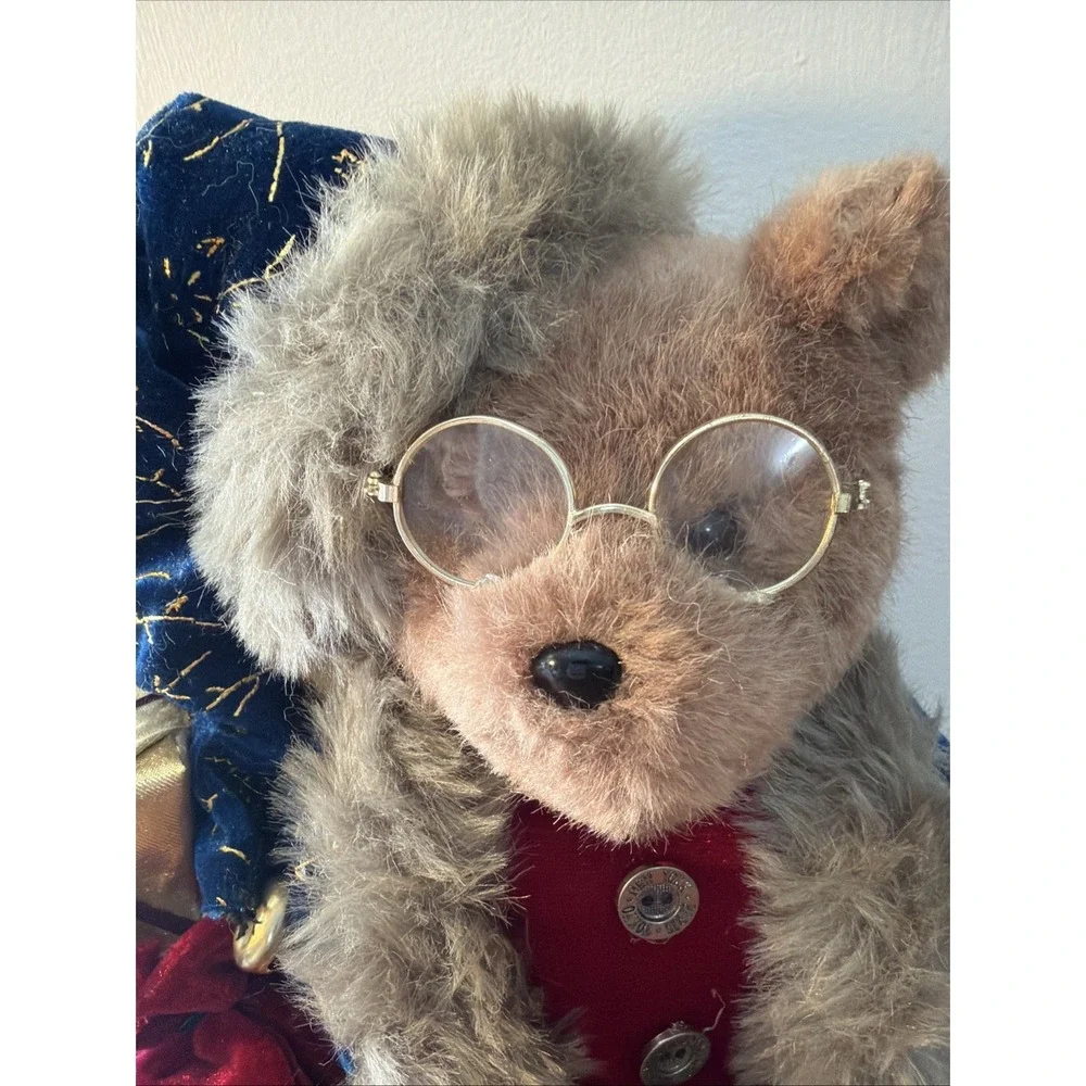 Vtg Christmas Wind Up Musical Bear New York Paris Toy Co 18